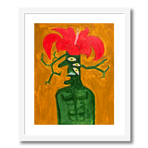 "The Hibiscus God" Archival Print