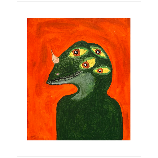 Alice, The Lizard Archival Print